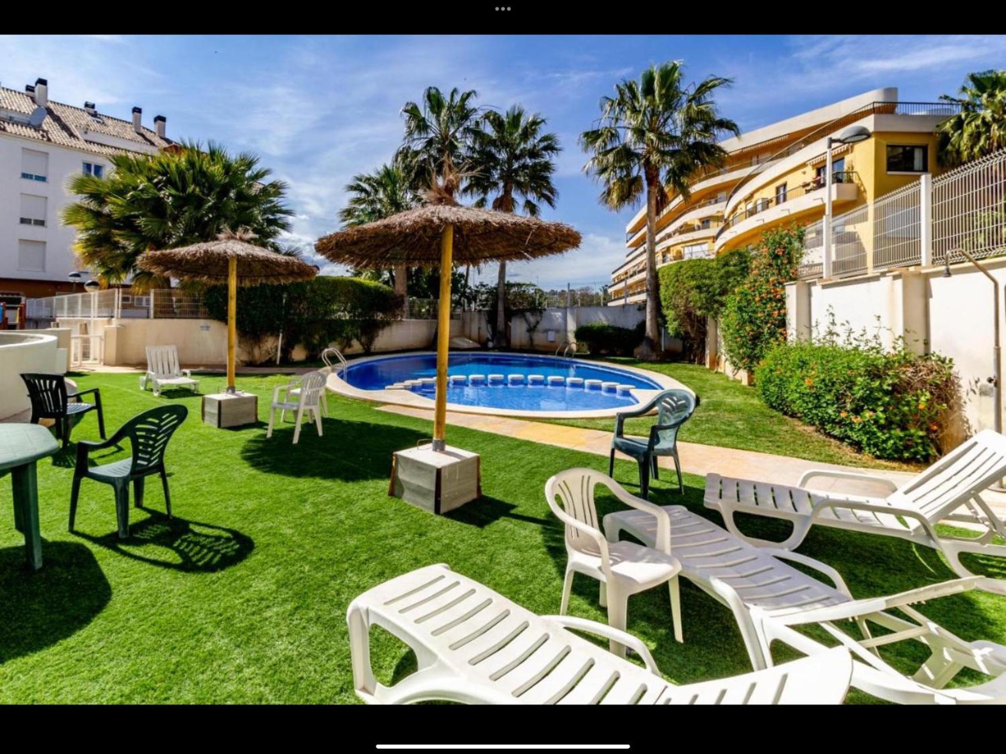 Stadscentrum Moraira Appartement El Sol De Moraira Met Zwembad Exterior foto